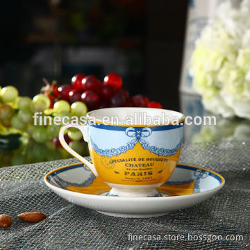 Elegant Fine New Bone China 210CC Tea Cup and Saucer of New Classic